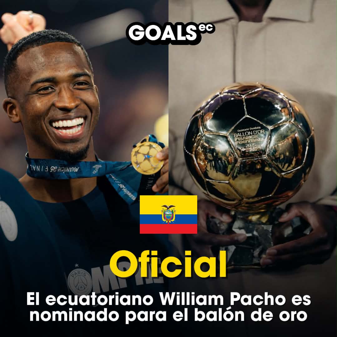 William Pacho hace historia: nominado al Balón de Oro 2026